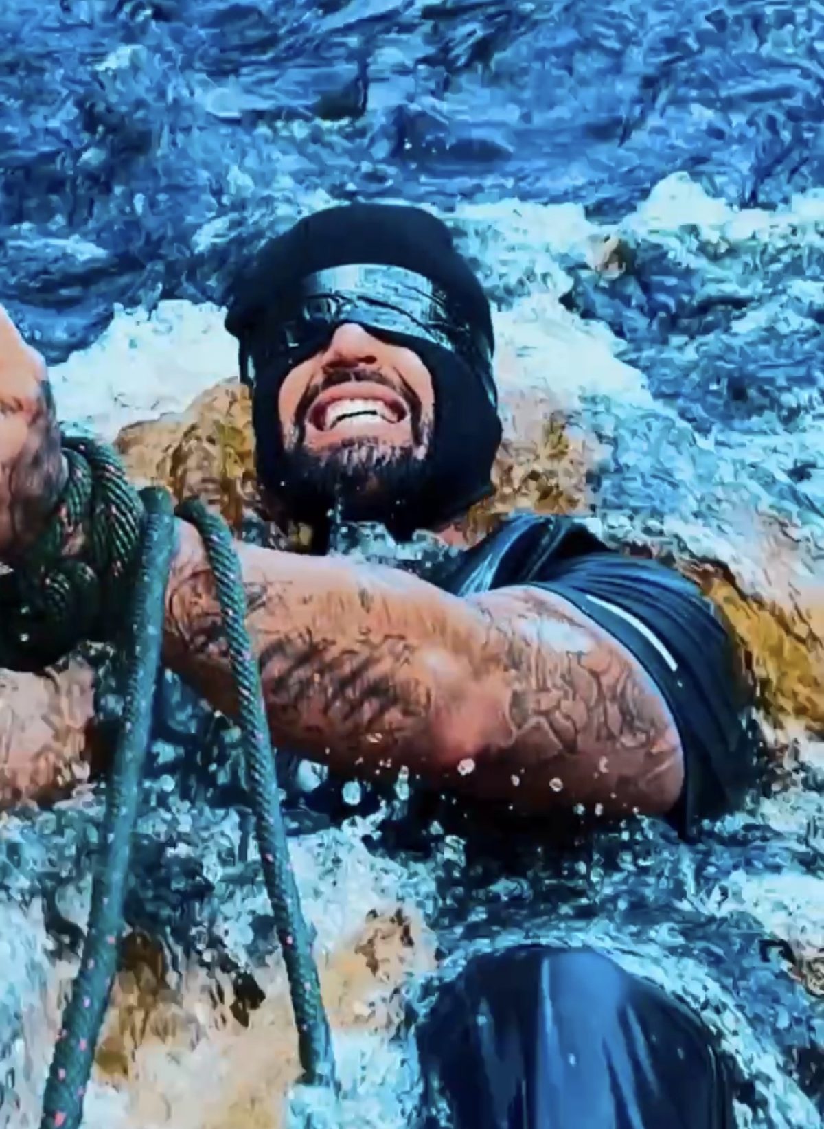 1-2-1 Extreme Challenge, cold water immersion
