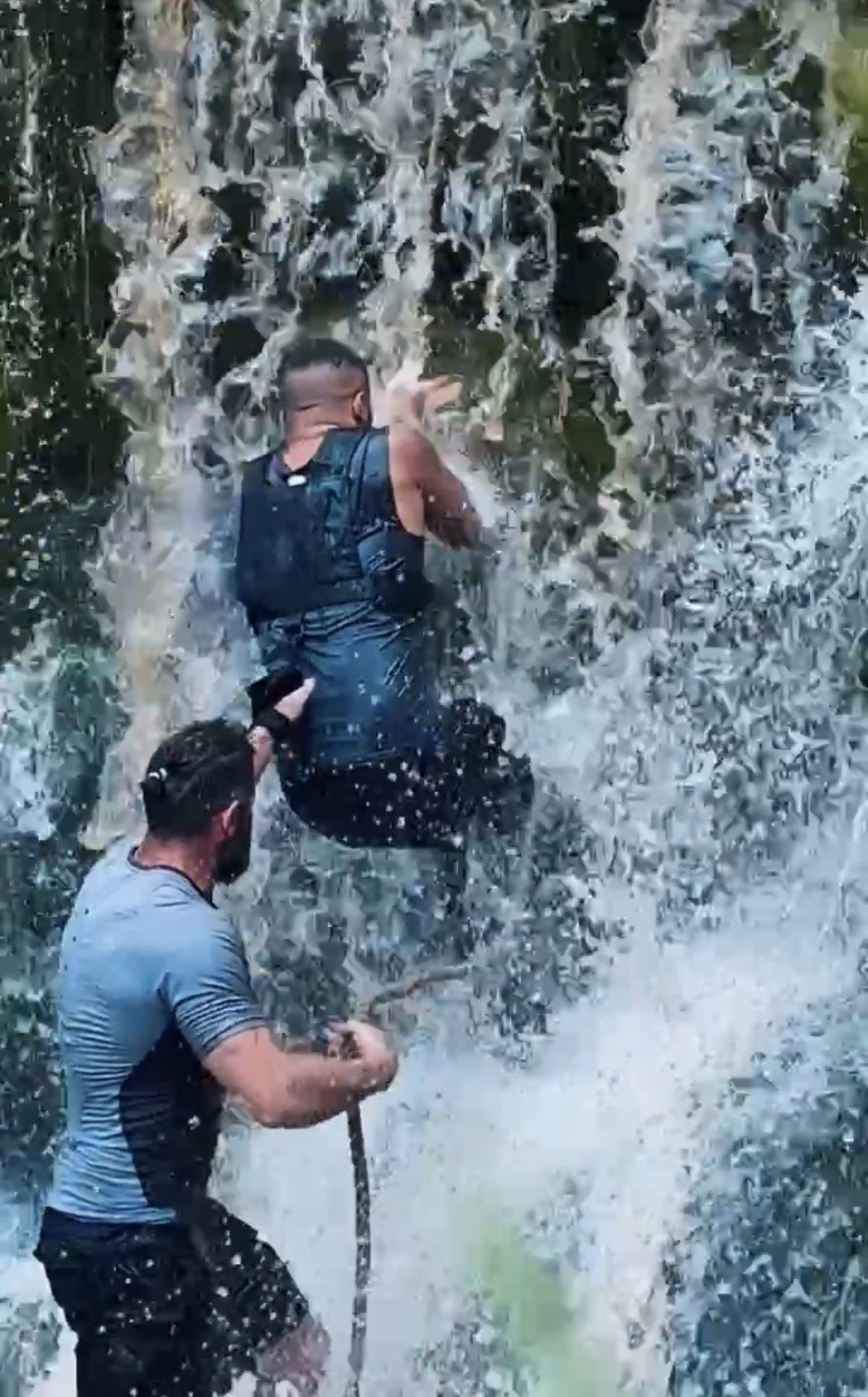 Group Challenge Day, waterfall challenge